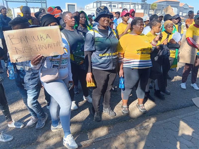 Members of various ANC branches in Kempton Park gathered on June 12 for a march calling for a safer, drug-free community.