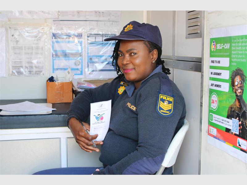 Department of Health together with Arwyp Medical Centre offered Kempton Park SAPS free medical screening