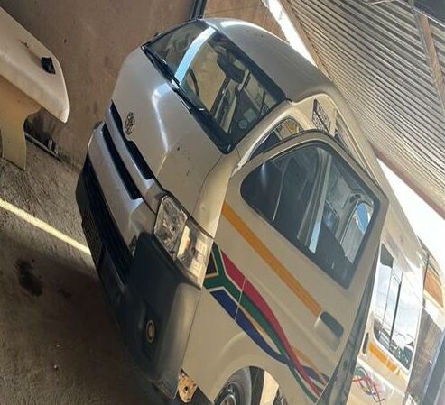 Stolen Toyota quantum and R200k worth of batteries recovered in Ebony Park.