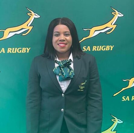 Stompi Catherine Lowane celebrate success in rugby during women’s month.