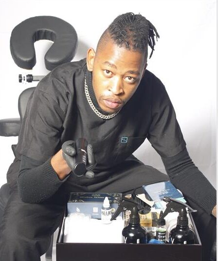 Raised in Thembisa, Kevin Khumalo returned home after honing his craft to open a tattoo studio and encourage young people to pursue their dreams.
