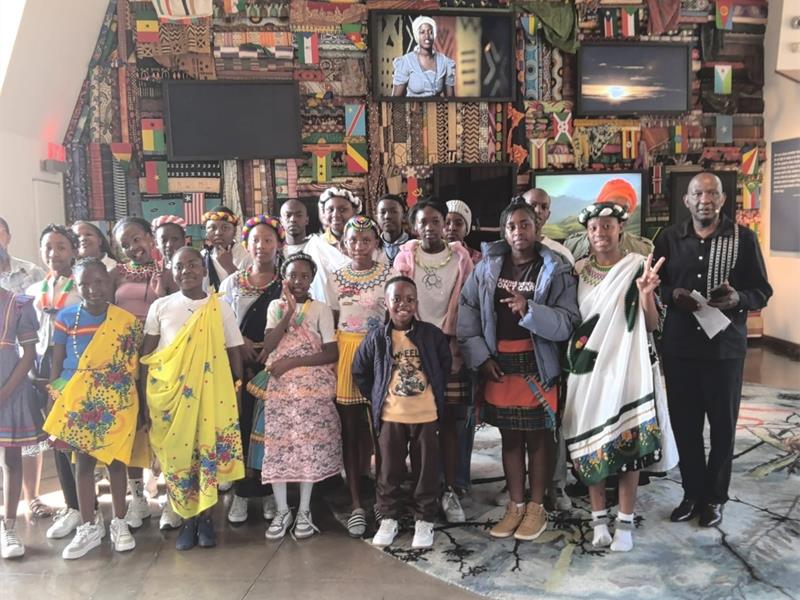 Learners aged eight to 15 showcased their cultural knowledge through poetry, praise poetry and storytelling during the “Wena o mang? Who Am I?” programme.