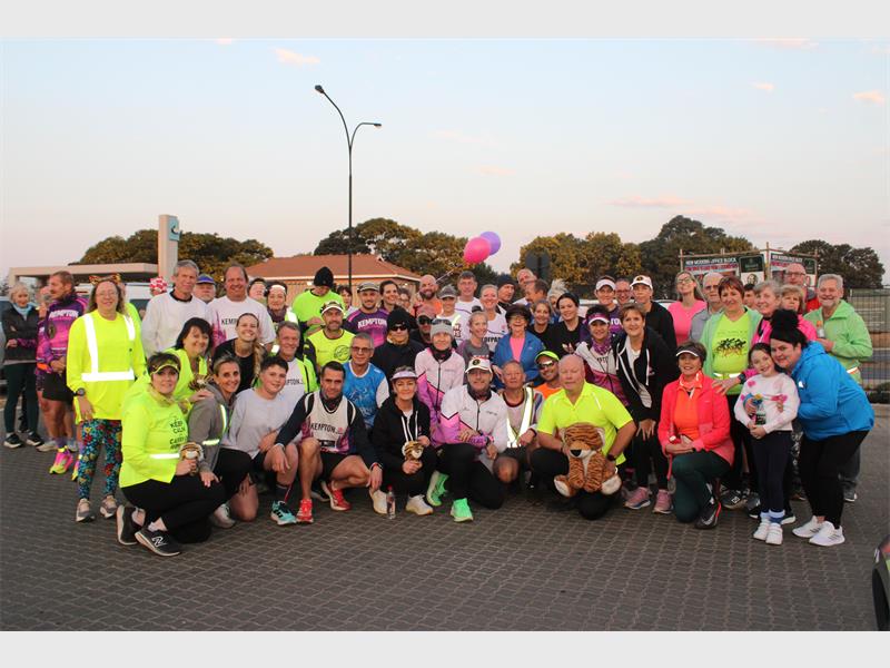 Kempton Road Runners honour and say goodbye to Egino van Vuuren.