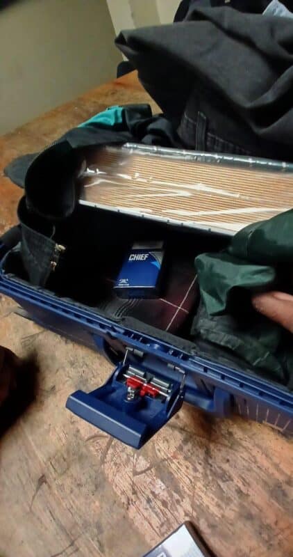 Police arrested a South African man at OR Tambo International Airport after suspected cocaine was allegedly found concealed in his luggage.
