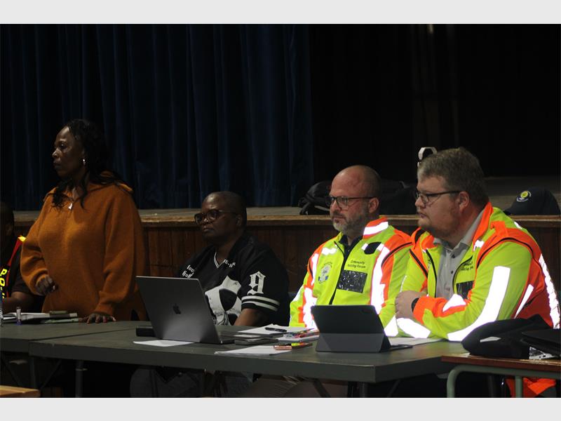 Community members gathered to raise their concerns with the safety in their neighbourhood.