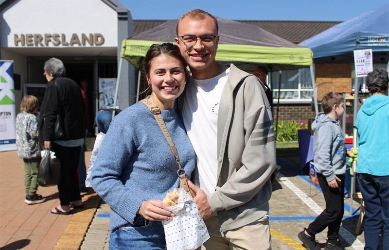 Community members and Herfsland Home for the Aged residents celebrates at an annual festival.