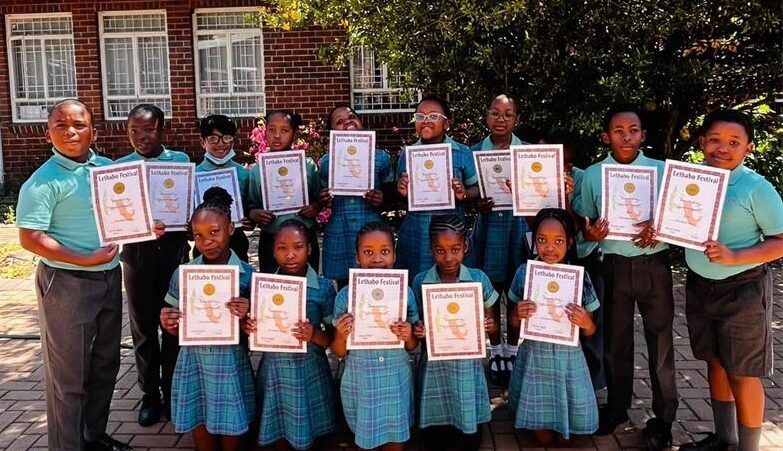 Grade 3 and 4 English and Afrikaans learners from Bonaero Park Primary recently showcased their talents during the Lethabo Festival. Photo:Supplied.