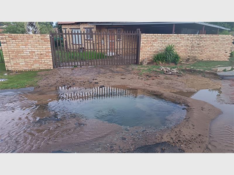 Fifth water pipe burst leaves Norkem Park complex flooded
