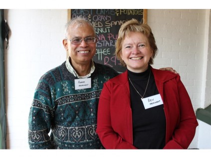Harry Jaga (left) and Bev Bothma were the two mentors from ProMinent Fluid Controls who worked as the support system for the learners.
