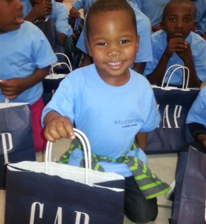 All the children left with goody bags at the end of the day of celebrations.