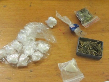 The dagga and drugs seized by the Germiston SAPS, in Germiston, recently.