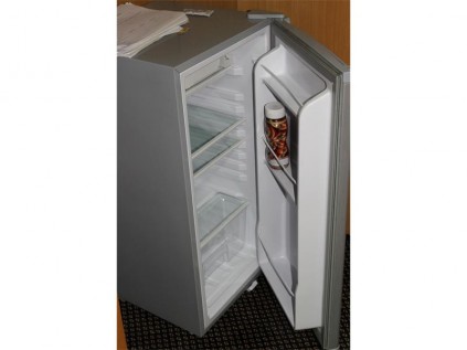 Food was looted from a fridge inside the speaker's office.