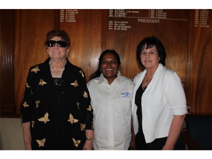 Blind SA's president Cathy Donaldson (left), assistive device personal Sharon Ahmed and bequest officer Gloria de Koker took the time to come to the monthly Germiston Probus Club meeting held at the Delville Bowls Club. The three took the opportunity to explain what Blind SA does and how they operate.