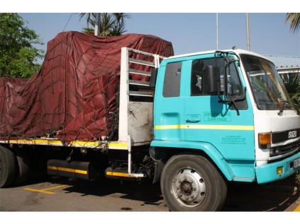 The truck on which the dagga was hidden.