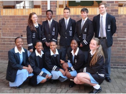 The team is made up of, back (from left): Allyssa Pires, Thando Phenyane, Fabio Macedo, Jarred Orfa’O and Chadd Espin.  Front: Koketso Ramphore, Mbali Ncgonwane, Keabetswe Tlhabadira, Parcentia Sibiya and Jessica Texeira.