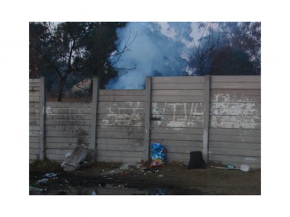 Residents have reported seeing fires at the mini-dump. Many believe these fires are used to burn cables to regain any copper or metal from them.