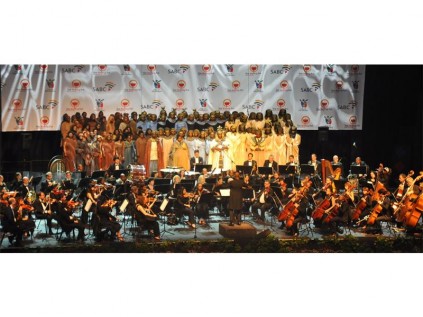 Gauteng choristers took to the stage, accompanied by the KZN Philharmonic Orchestra, for their opera rendition.