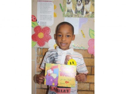 Pitter Patter Academy pupil Thibeli Mareli (6) also received a Good Work Award.
