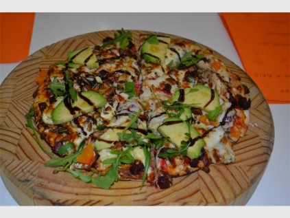 Colin du Plessis's winning pizza.