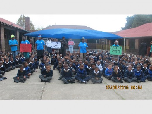 Members of the Primrose police, together with members of the Primrose Crime Prevention Youth Desk, recently visited the Primrose Junior Primary School, to teach the children about the effects of xenophobia.