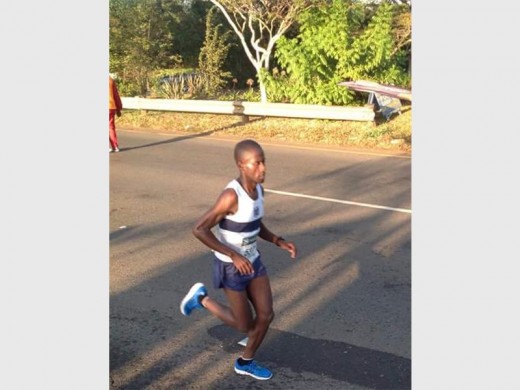 Thulani Maqaqula was the first of the Germiston Callies Harriers runners to finish the Comrades Marathon. His time was six hours and 10 minutes.