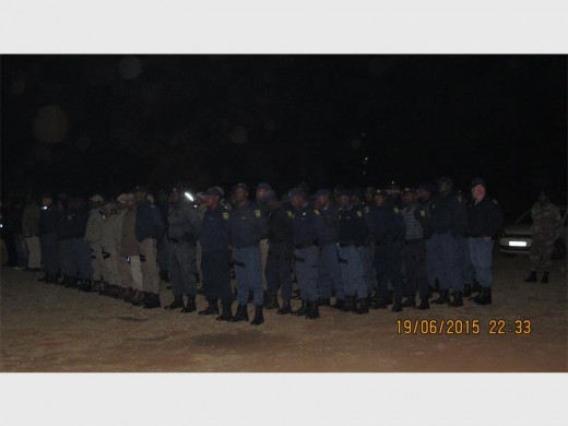 Members from the SAPS, department of home affairs and traffic department joined forces under the leadership of Brig Sam Tambo, for the Fiela operation held in Primrose, recently.