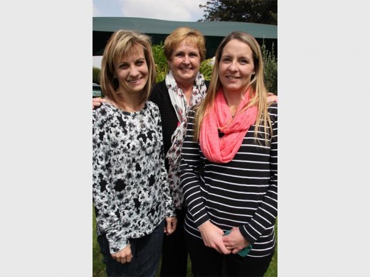 Andria Oosthuizen (Marimba band instructor, left), Marina le Roux (principal) and Natasha Gorden (assistant choreographer), credit amazing team work to this extraordinary win.