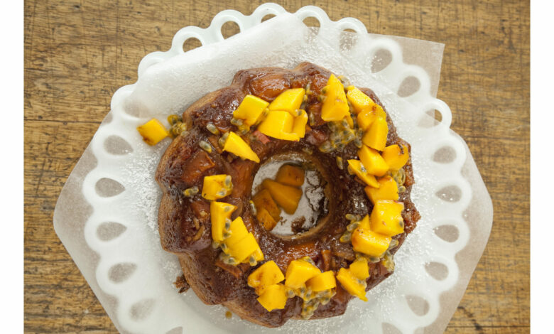 20 FEBRUARY - SUNDAY SPOIL - Upside down caramelised mango cake