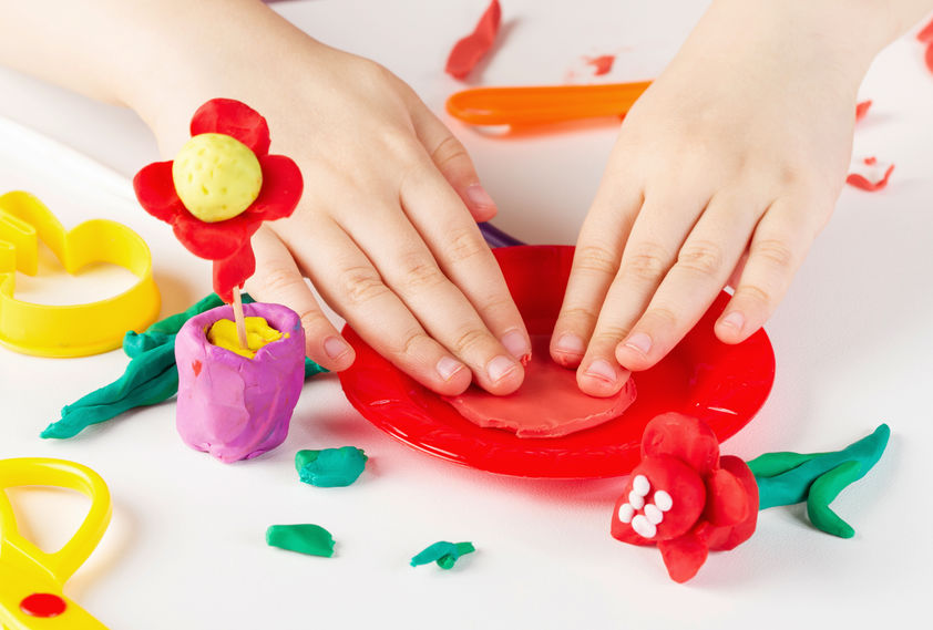 Help your child make homemade playdough