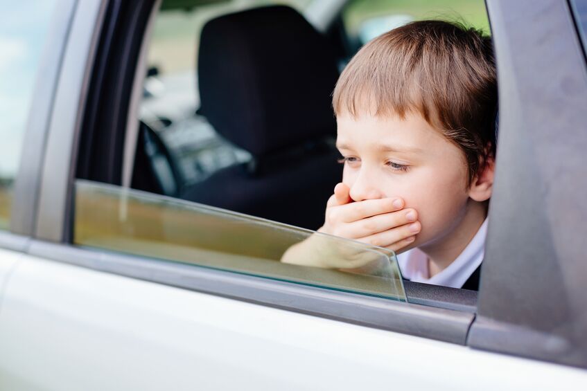 Why kids get carsick - and what to do