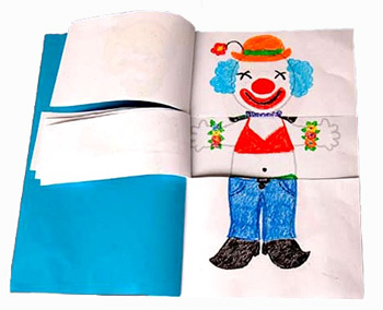 Help your preschooler make a body flipbook
