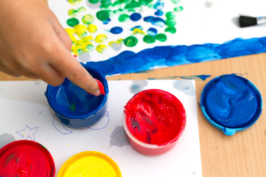 DIY finger paint: Perfect for toddlers