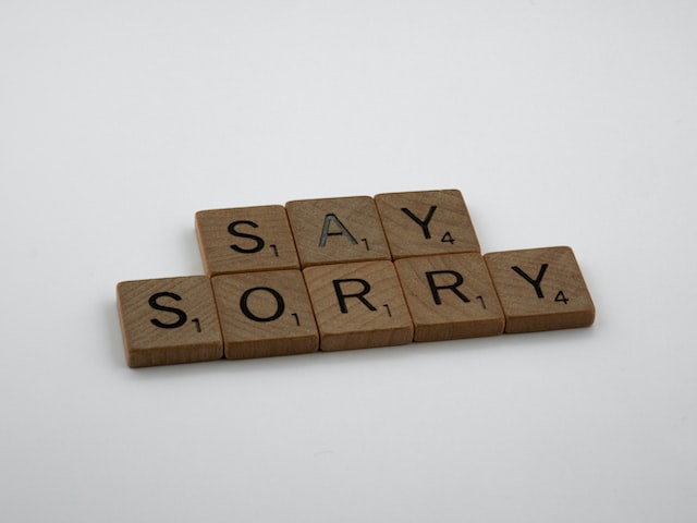 Teaching your child to apologise - and mean it