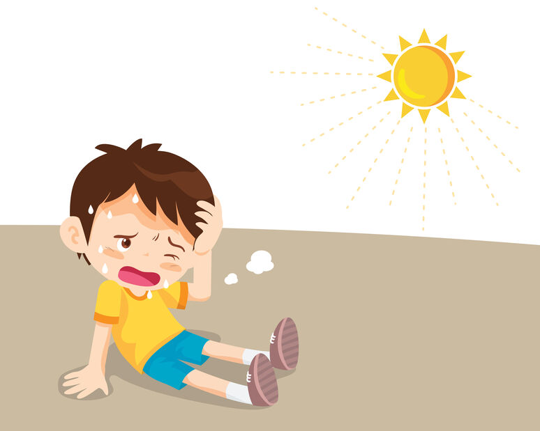 All about heat stroke and heat exhaustion in children
