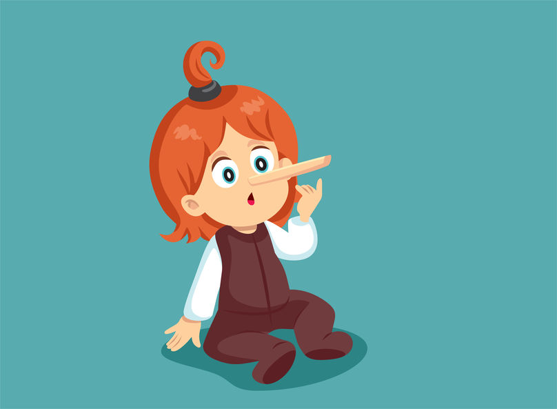 What should I do if my toddler lies?