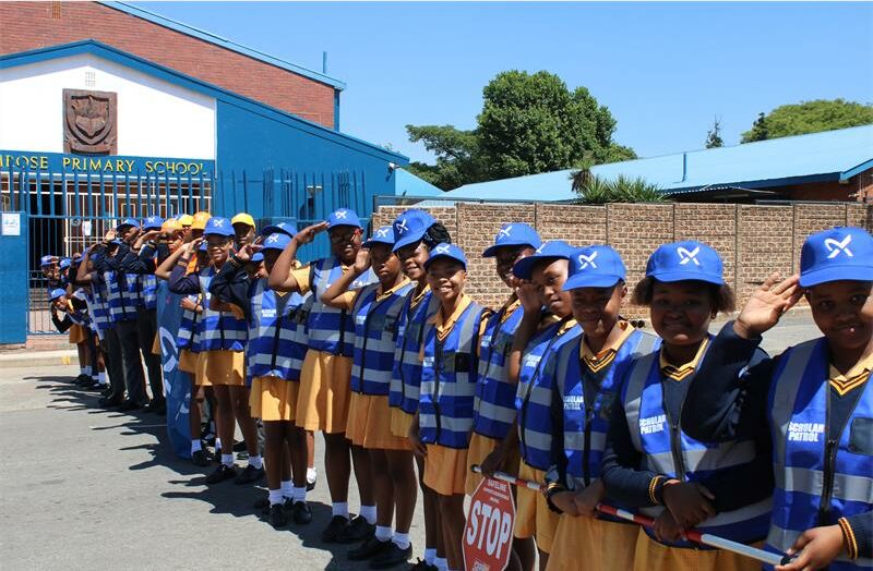 Thanks to a learner’s inquisitiveness, Grundfos equipped Primrose Primary’s scholar patrol with reflective jackets and caps, enhancing visibility and inspiring teamwork among learners.