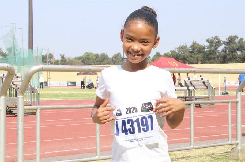 Kiyana Klassen made a strong start to the 2025 season, winning her first club race in the girls U9 60m with a time of 9.38 seconds.