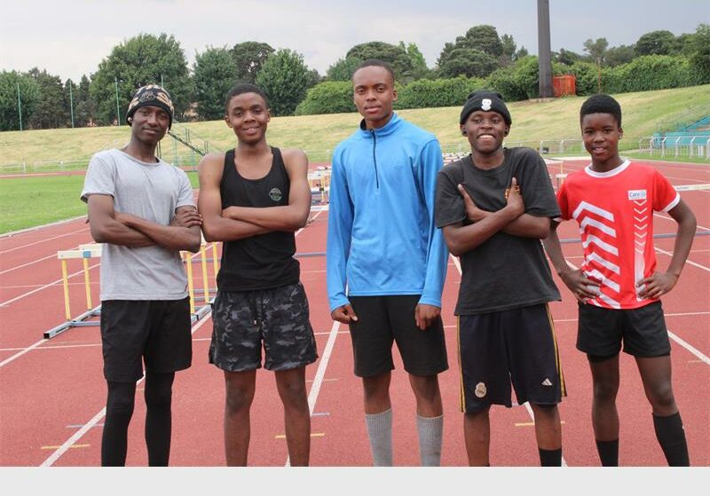 A group of Germiston teens balance school and athletics as they train at the local stadium, chasing dreams of competing at higher levels.