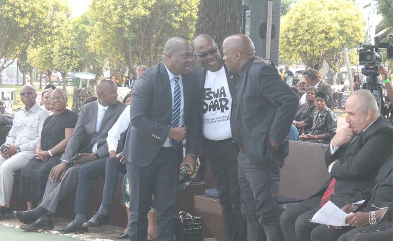 Residents, leaders and the Tambo family gathered at the Tamboville Cemetery in Wattville to pay tribute to liberation icons Oliver and Adelaide Tambo and reflect on their lasting impact.