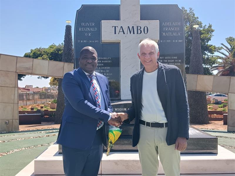 The City of Ekurhuleni and Reggio Emilia strengthened their relationship through high-level talks, highlighting shared values of freedom, education, and community upliftment.