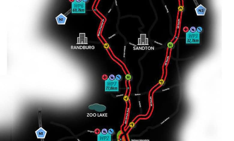 The JMPD has issued a traffic advisory ahead of the Ride Joburg cycle race taking place this Sunday, with several major routes set to be closed or affected between 04:00 and 17:00.