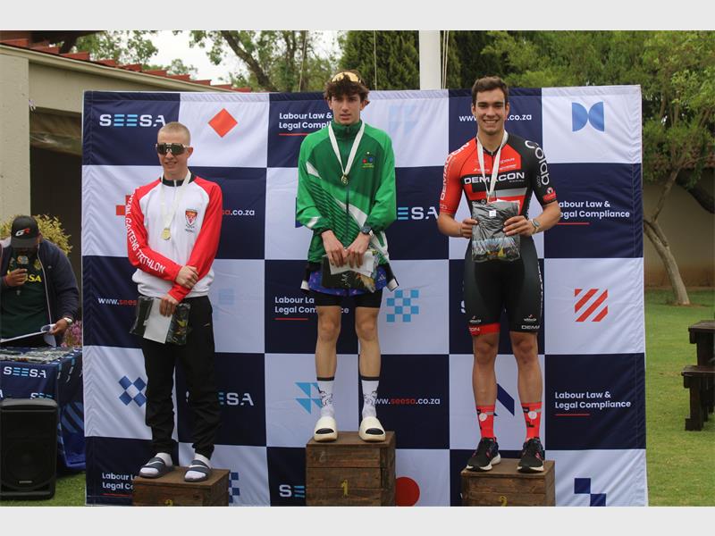 Paige Mills from Edenvale powered to victory in the women’s sprint at the SEESA Jozi Triathlon at CR Swart Dam on September 27.