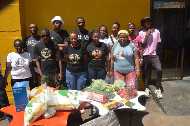 Groceries, a food blender, and a carpet donated to Monde Stimulation Centre to aid therapy and daily care for children with severe intellectual and physical disabilities.