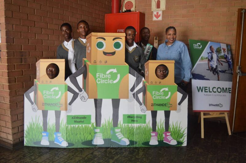 Tiger Brands and Fibre Circle launch an initiative to promote environmental sustainability and recycling awareness among primary school learners.