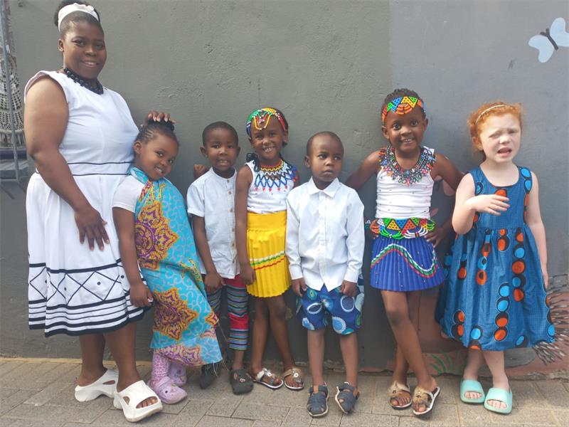 Pitter Patter academy celebrated Heritage Month.