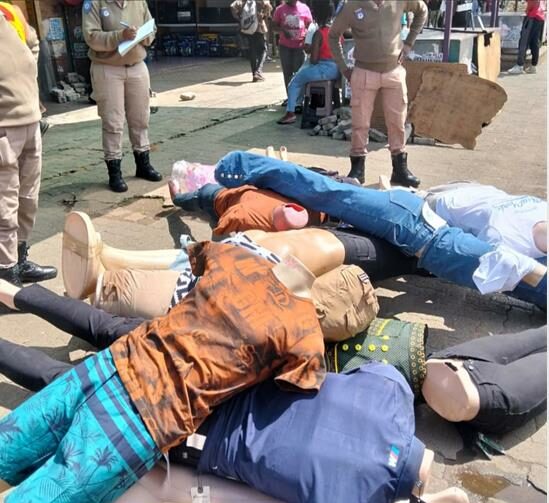 The Ekurhuleni Metropolitan Police Department inspected businesses and street traders in the Germiston CBD to ensure compliance with municipal by-laws and valid trading permit requirements.