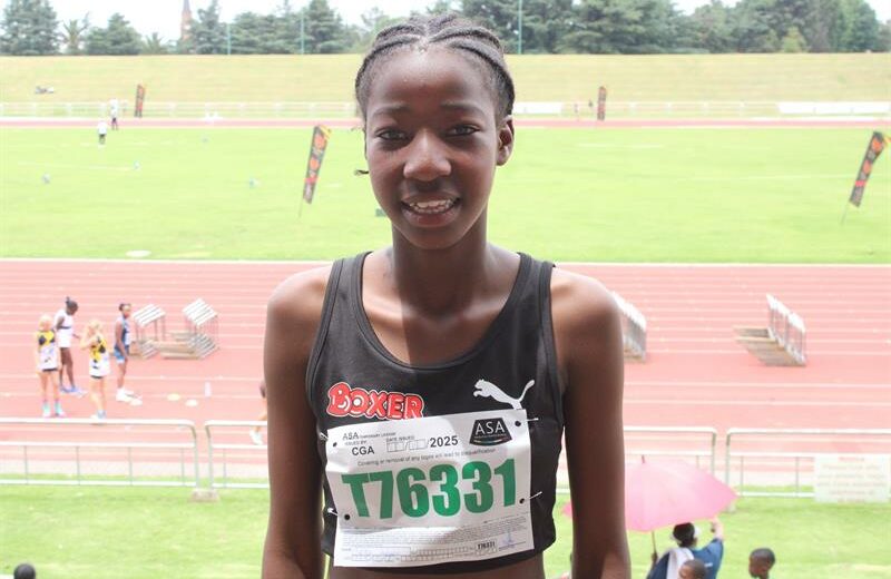 After winning the U13 Mile Race in Alexandra, Sobuza added another impressive result to her growing list of achievements.