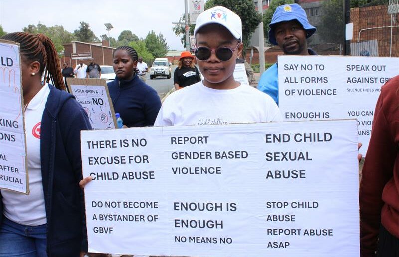 Bertha Gxowa Care Centre leads GBV awareness march through Germiston CBD