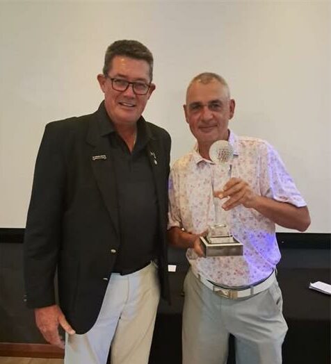 He carded 71 and 74 for one-over-par total of 145 to clinch the Ekurhuleni Senior Open and Closed Strokeplay titles.