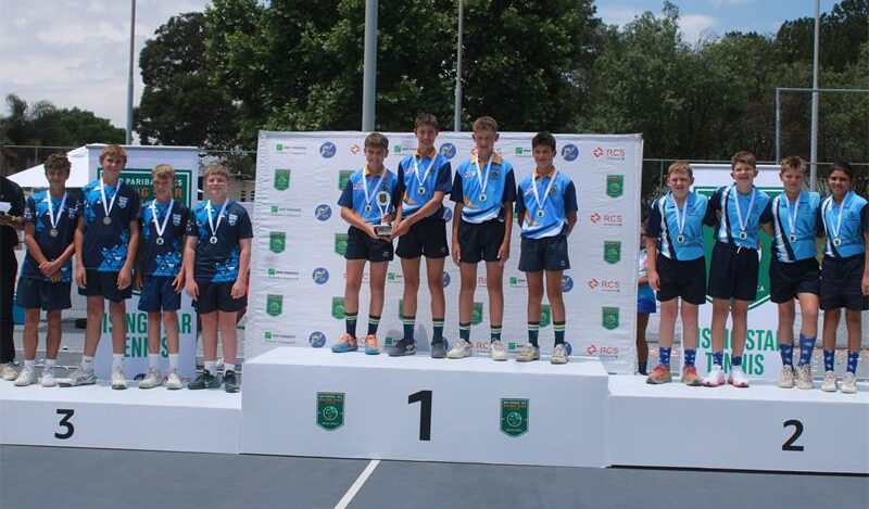 Over 800 schools from 41 districts competed at the RCS Rising Star Tennis finals, with Durbanville, Courtrai, and Helen Franz taking home top honours in their respective divisions.